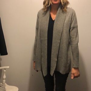 J. Crew 100% cashmere drape cardigan